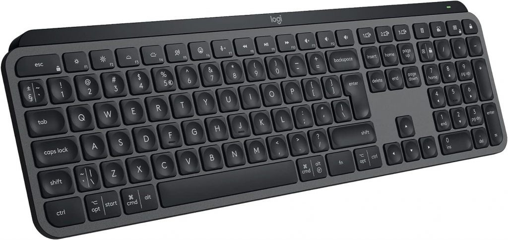 Logitech MX Keys S Graphite Tastiera Qwerty Retroilluminata