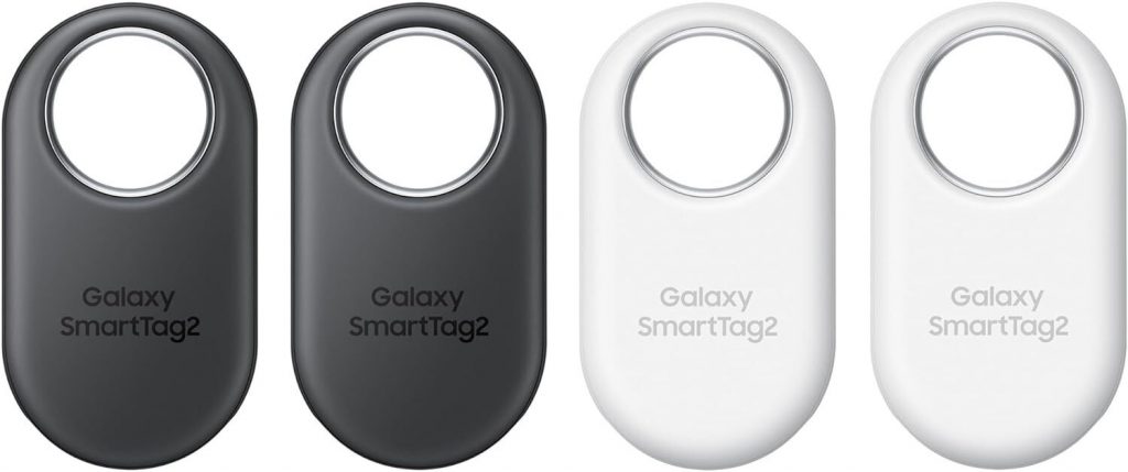 Samsung EIT5600KWEGEU Galaxy Smart Tag 2 Confezione da 2 Neri e 2 Bianchi IP67