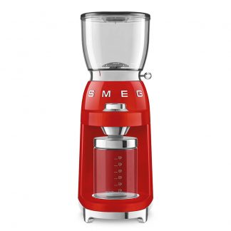Smeg CGF11RDEU Macinacaffe Elettrico 150W Contenitore Chicchi da 350GR Rosso