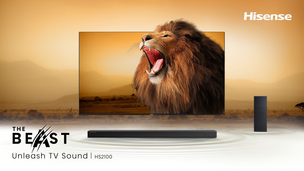 Hisense HS2100 Sound Bar Nero 2.1 240W