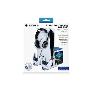 Nacon PS5SCHARGESTAND Base Di Ricarica Bianco Doppia per Controller PS5