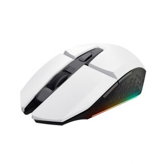 Trust GXT 794W White Bundle Tastiera Mouse con Illuminazione LED e Tappetino