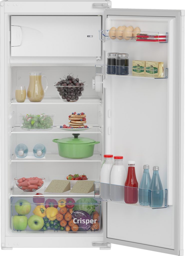 Beko BSSA210K4SN Frigorifero Monoporta da Incasso 175 Litri Alto 121CM