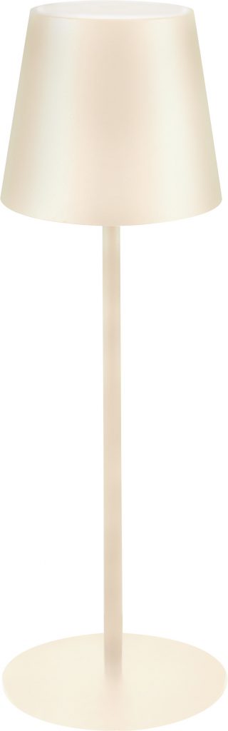 Majestic Agata Avorio Lampada da Tavolo Senza Fili Ricaricabile Touch H 37CM