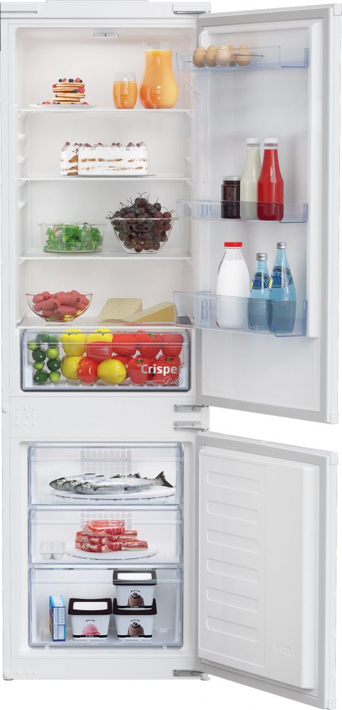 Beko BCSA285K4SN1 Frigorifero Combinato da Incasso 271 Litri Altezza 177.5CM