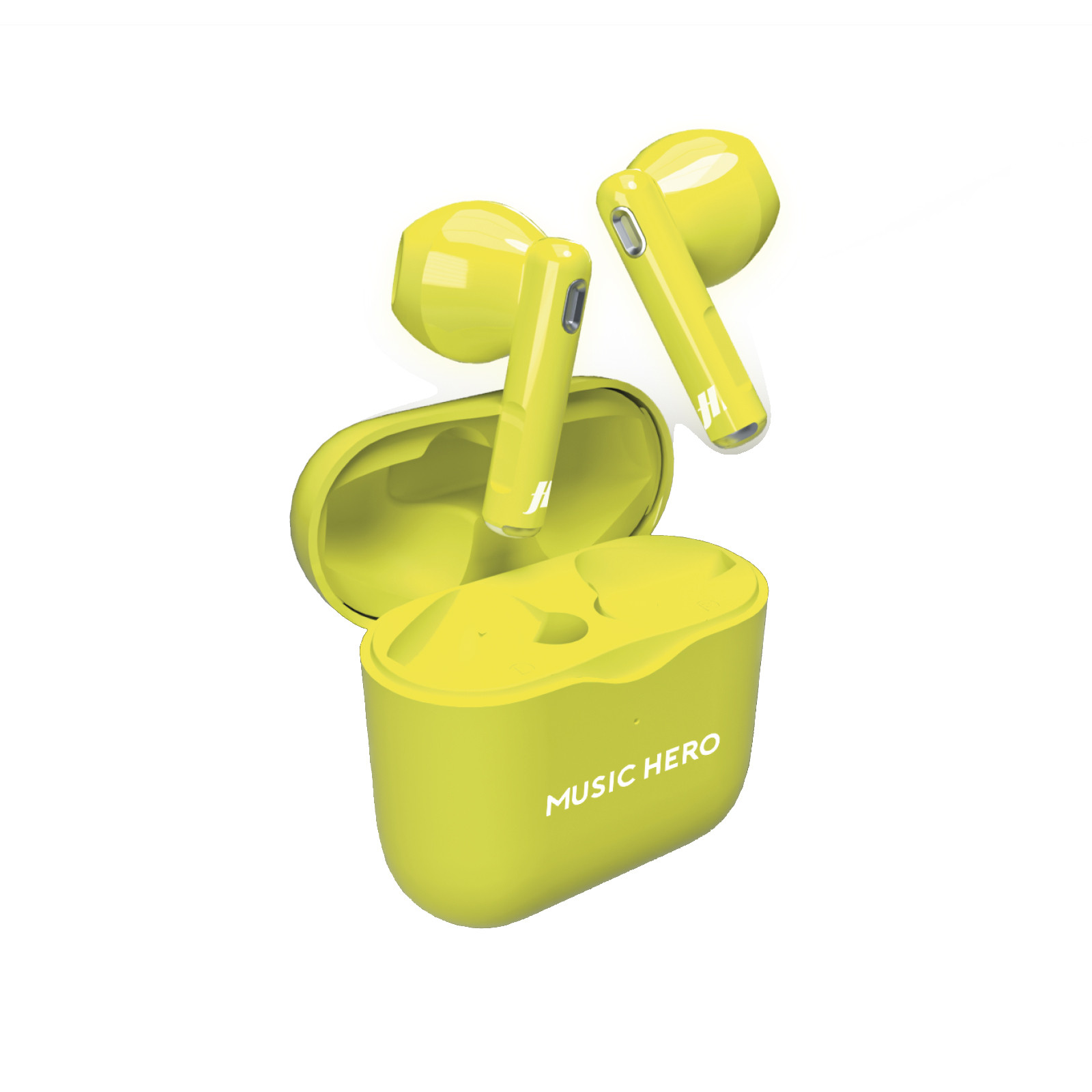 SBS TWS Fluo Gialli Auricolari Fluorescenti Touch con Microfono
