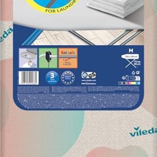 Vileda Prestige Asse da Stiro con Piano in Rete 122x38CM Taglia M