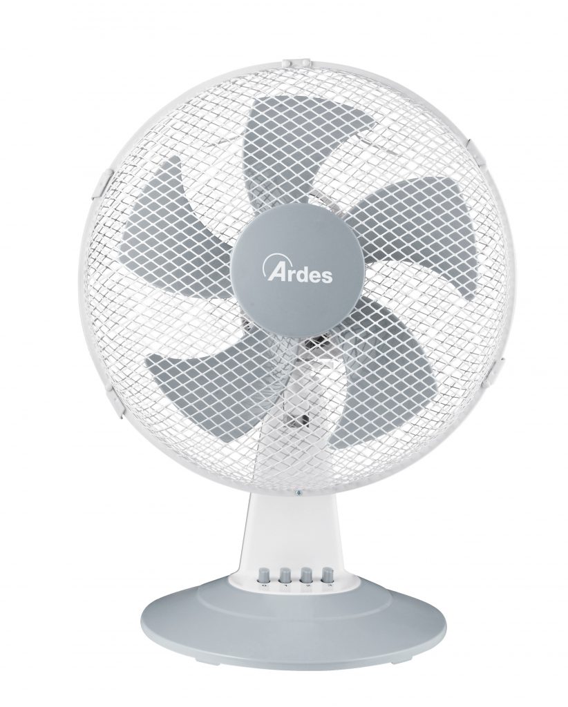 Ardes AR5ST30W Steelo 30W Ventilatore Tavolo 40W 5 Pale
