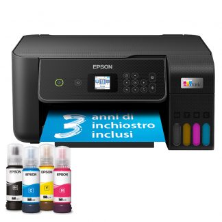 Epson ET-2870 Stampante Multifunzione Inkjet Wi-Fi con 4 Serbatoi Inchiostro