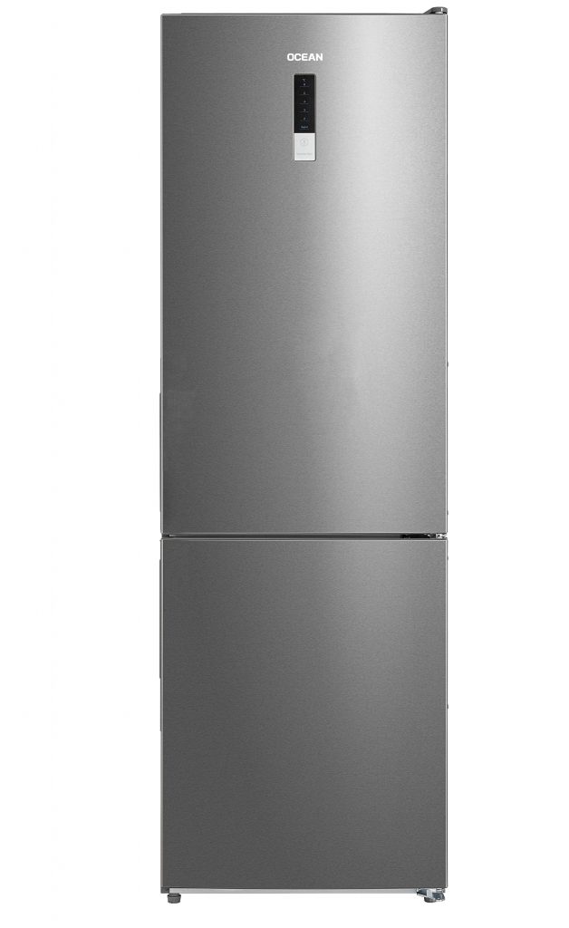 Ocean OCC400INEDE Frigorifero Combinato Inox 310 Litri con Display