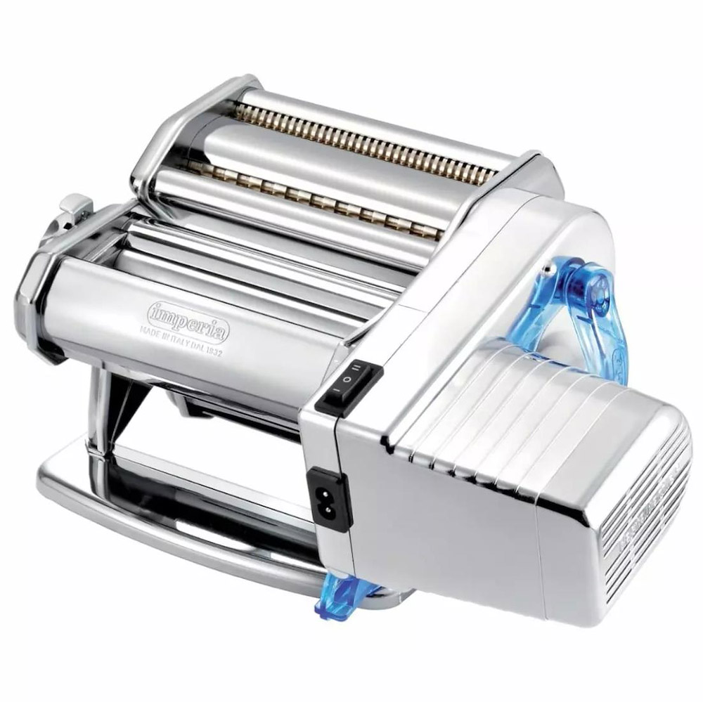Imperia iPasta Metal Macchina per Pasta con Motore per Tagliatelle e Fattuccine