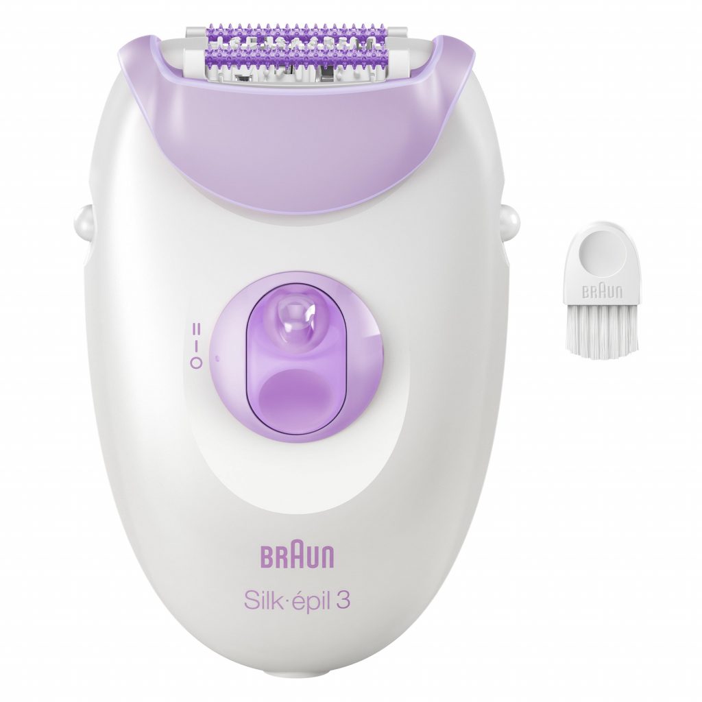 Braun Silk epil 3 SE3000 Bianco Viola Epilatore a Filo 2 Velocita