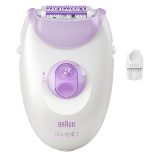 Braun Silk epil 3 SE3000 Bianco Viola Epilatore a Filo 2 Velocita
