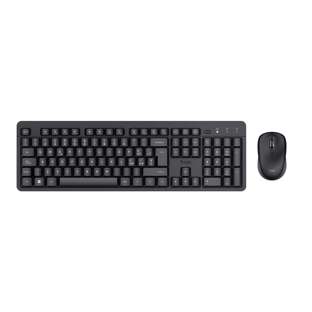 Trust Ody II Kit Tastiera e Mouse Wireless Silenziosi