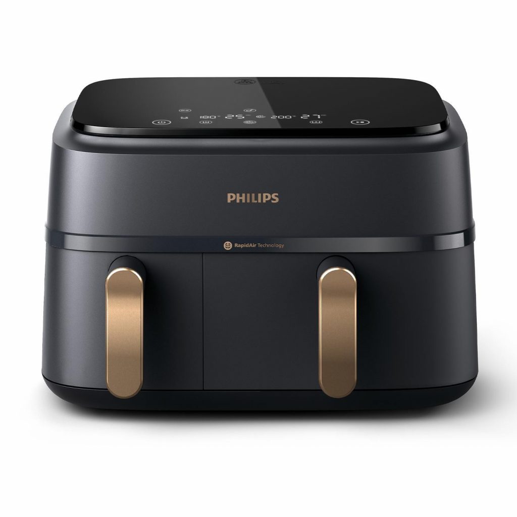 Philips NA352 Friggitrice ad Aria 2750W Capacita 9LT con Doppio Cestello