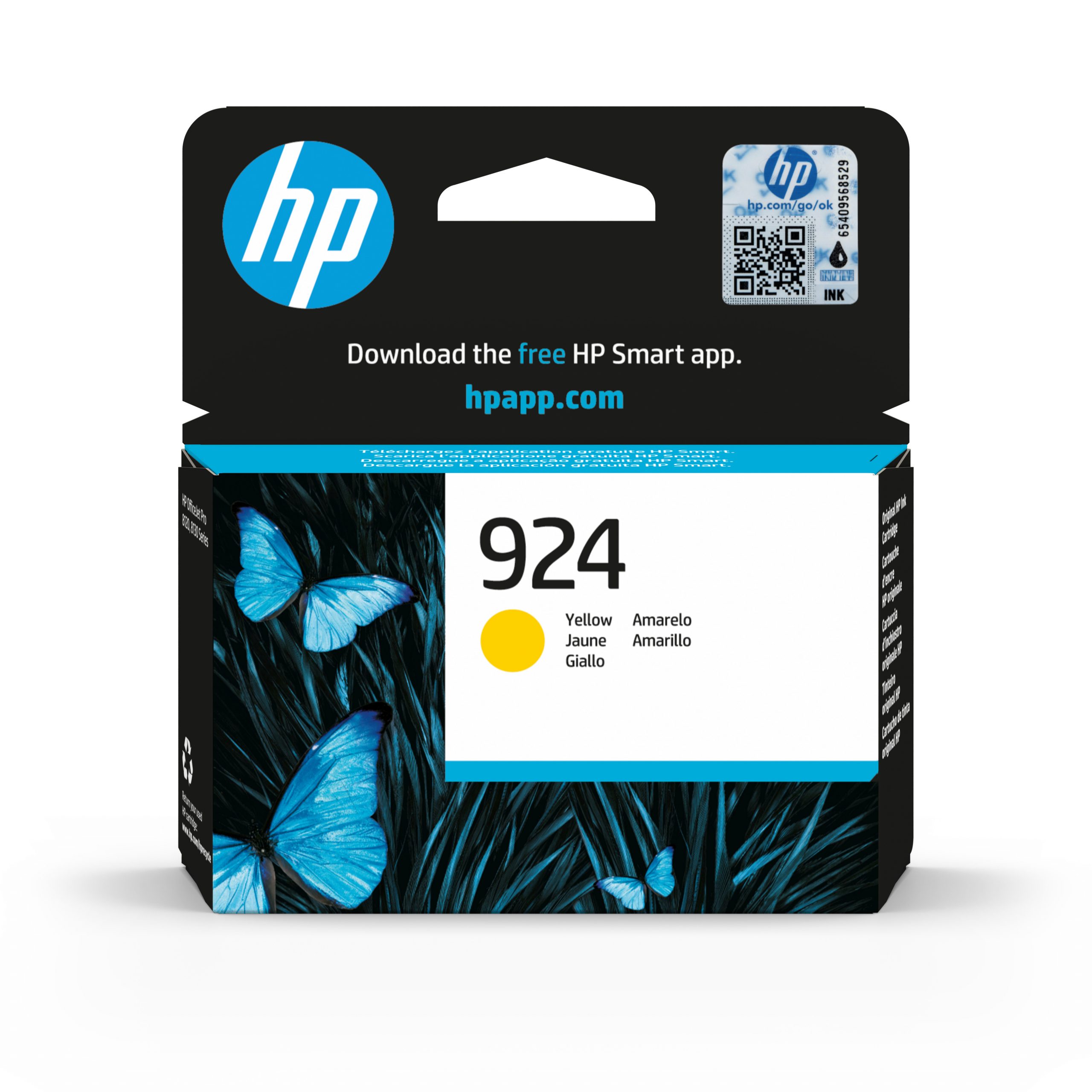 HP 924 Cartuccia Originale Ink Jet Giallo