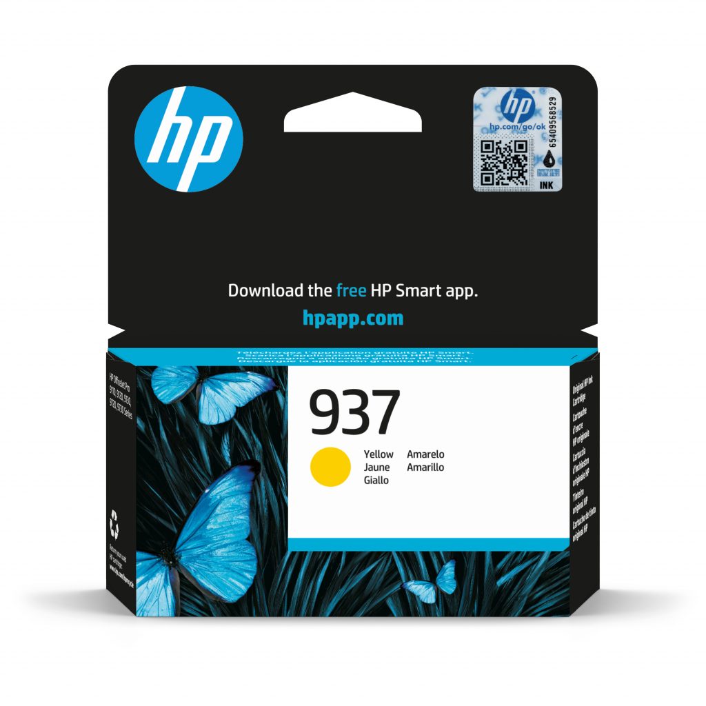 HP 937 Cartuccia Originale Ink Jet Giallo