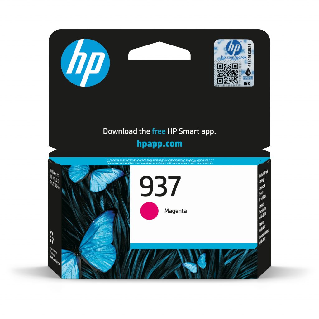 HP 937 Cartuccia Originale Ink Jet Magenta