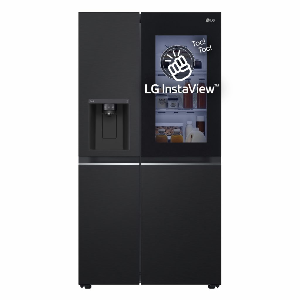 LG GSGV81EPLL Nero Frigorifero Side By Side 635LT Nofrost WiFi Display Instaview