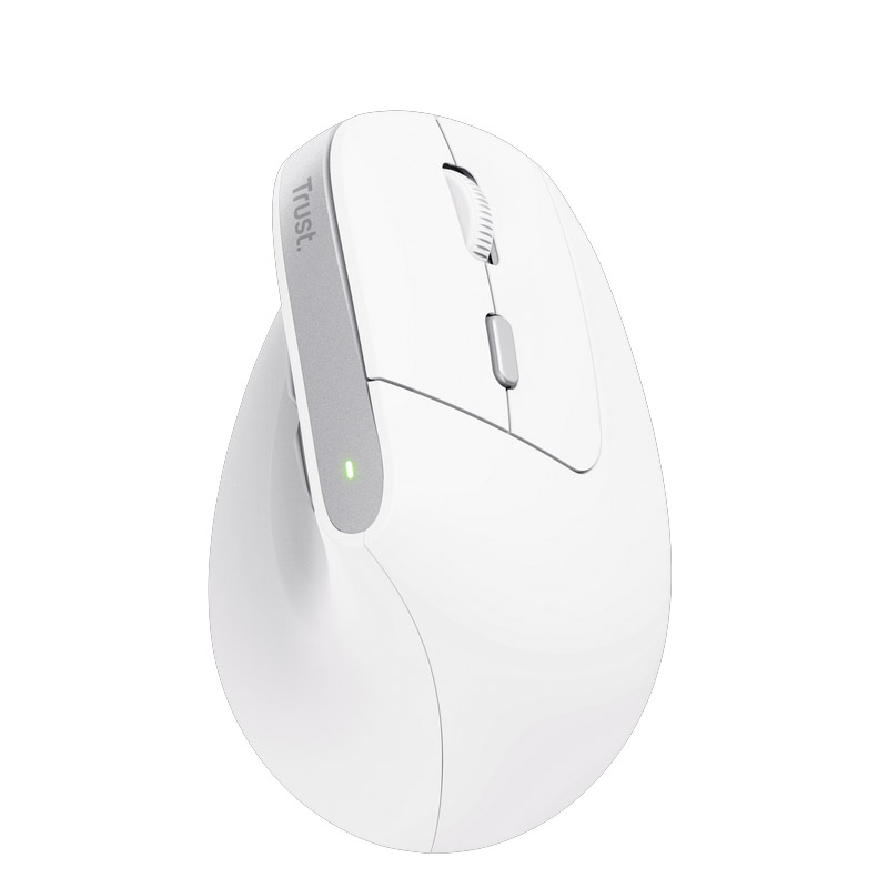 Trust Bayo II White Mouse Ergonomico Wireless Bayo II White Mouse
