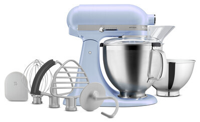 KitchenAid 5KSM195PSEOA Impastatore 300W 4.7LT Ciotola in Acciao Inox Blue