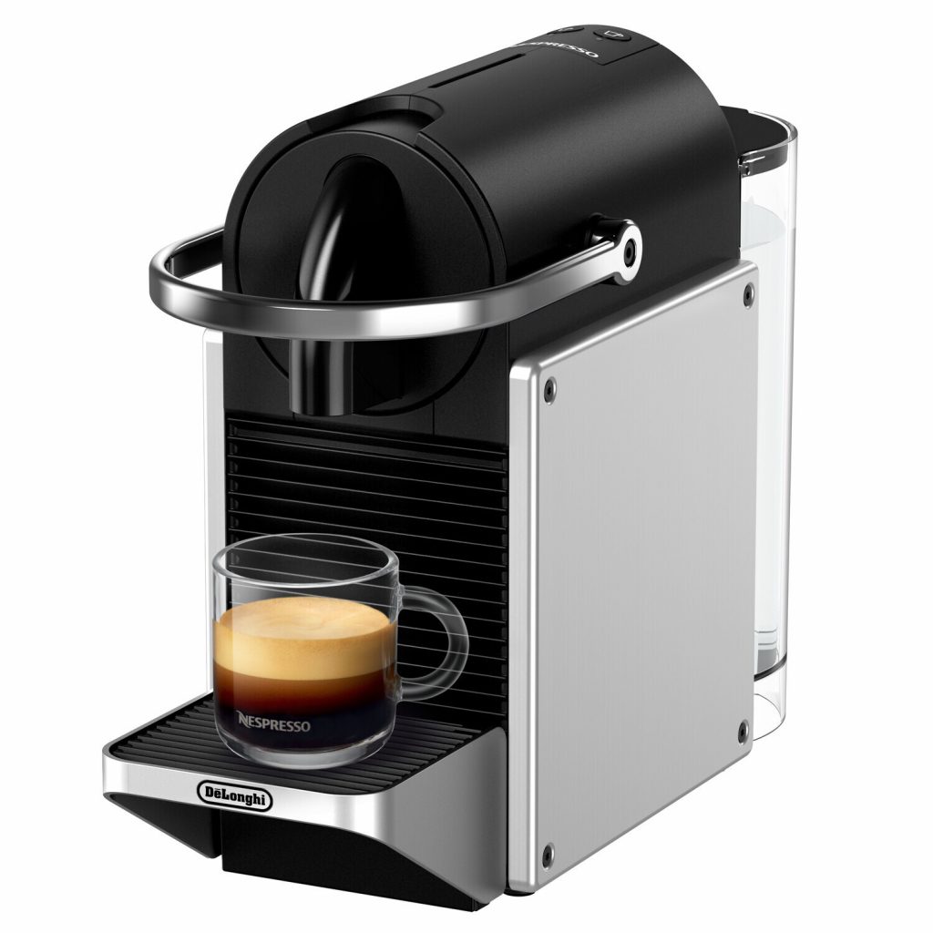 De Longhi Nespresso Pixie EN127.S Silver Macchina Caffe a Capsule