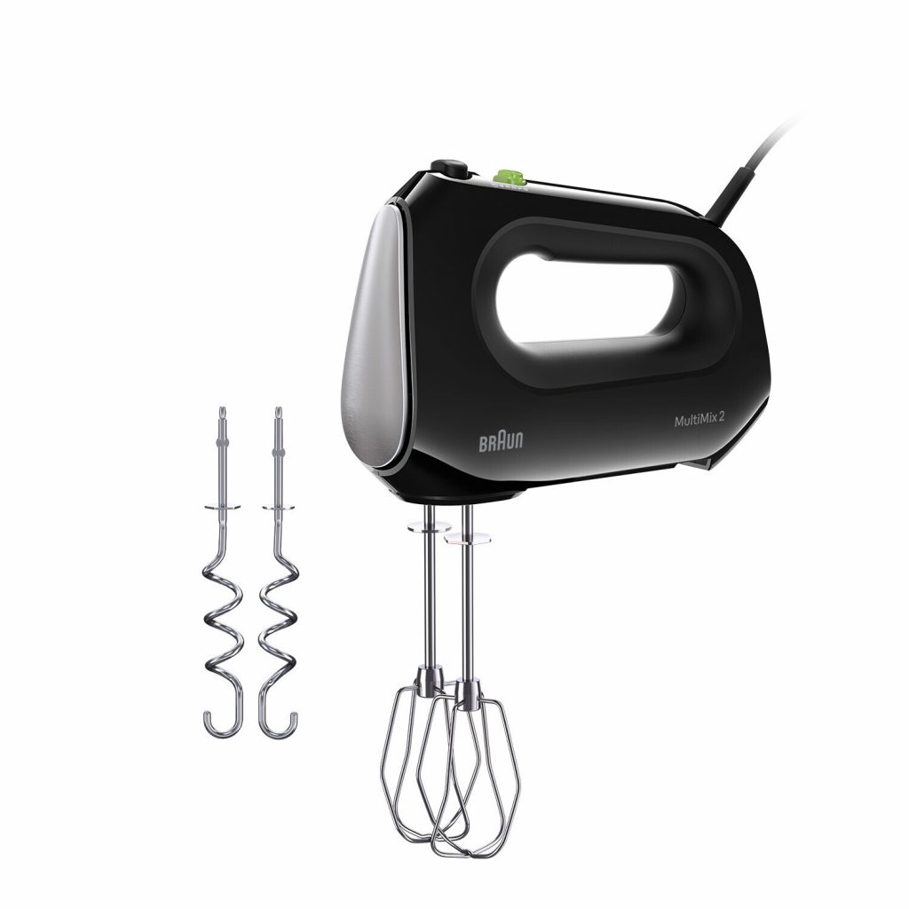 Braun MultiMix 2 HM 2110 Nero Sbattitore 500W con 2 Fruste e 2 Ganci