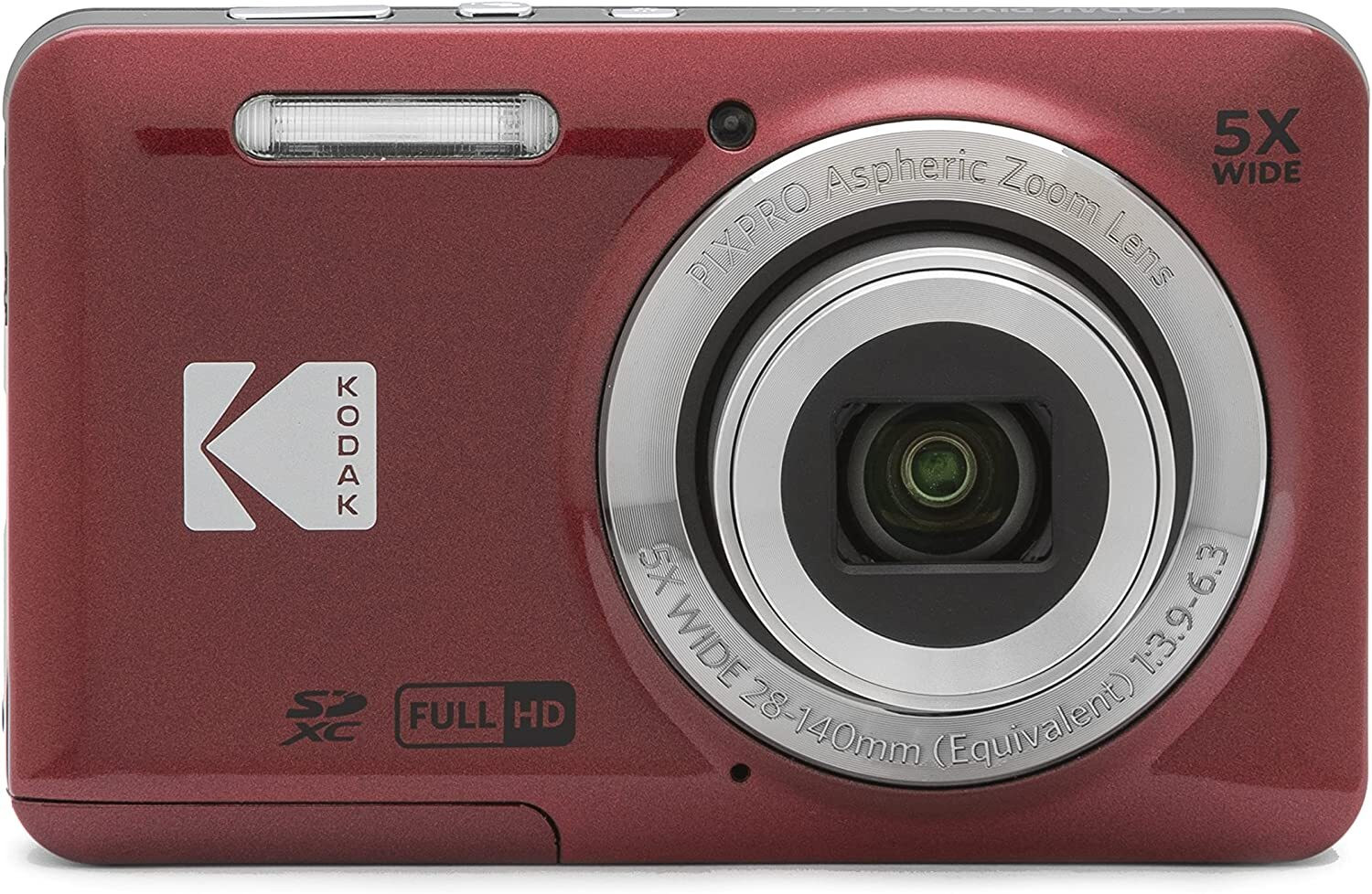 Kodak Pixpro FZ55RD Rossa Fotocamera Digitale 16 MPX