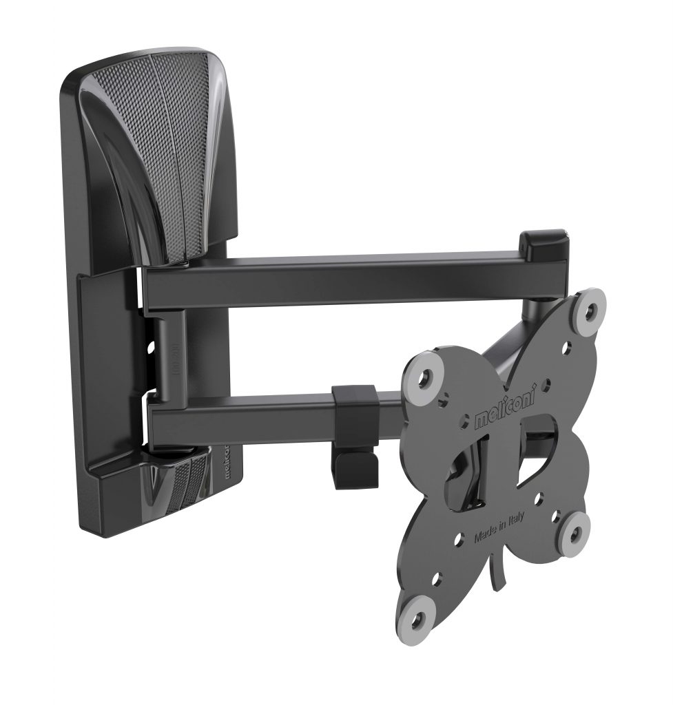 Meliconi Slimstyle Plus 100 SDR CG Supporto TV Doppio Braccio 32 Pollici Max20KG