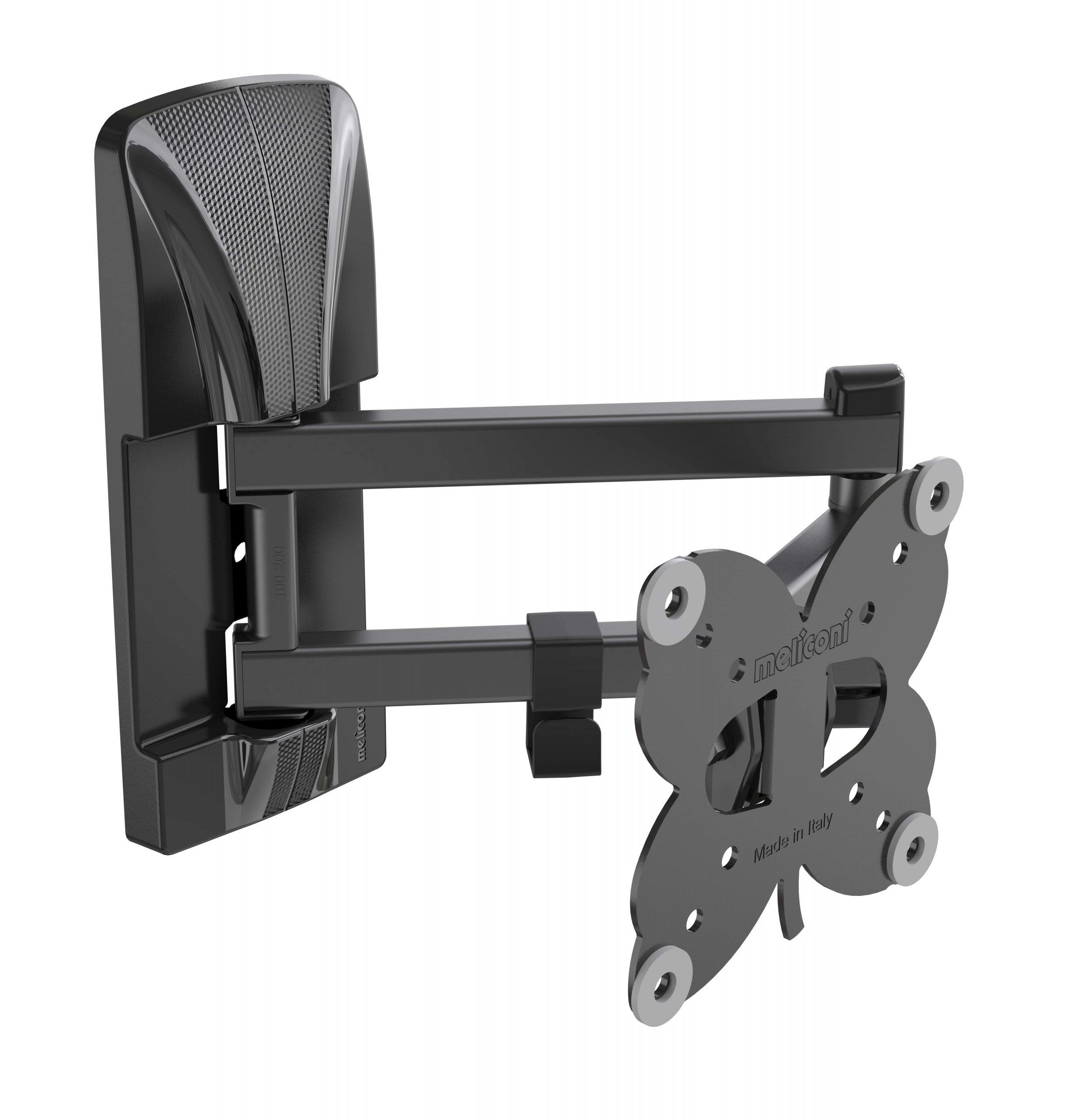 Meliconi Slimstyle Plus 100 SDR CG Supporto TV Doppio Braccio 32 Pollici Max20KG