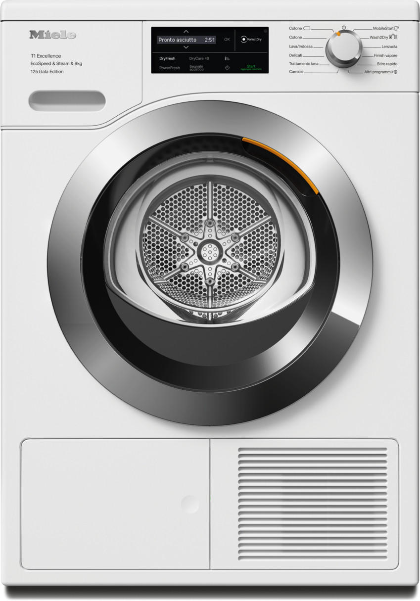 Miele TEL685WP125GALAEDITION Asciugatrice Carica Frontale 9KG Pompa Calore Wi-Fi
