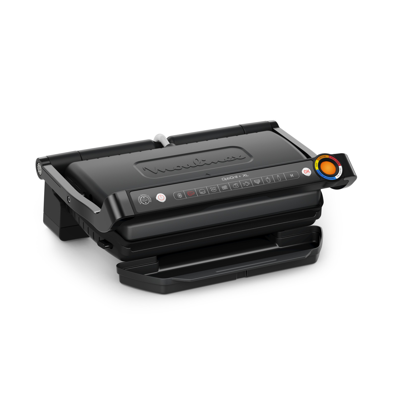 Moulinex GI727810 Optigrill Plus XL Black Bistecchiera 2000W