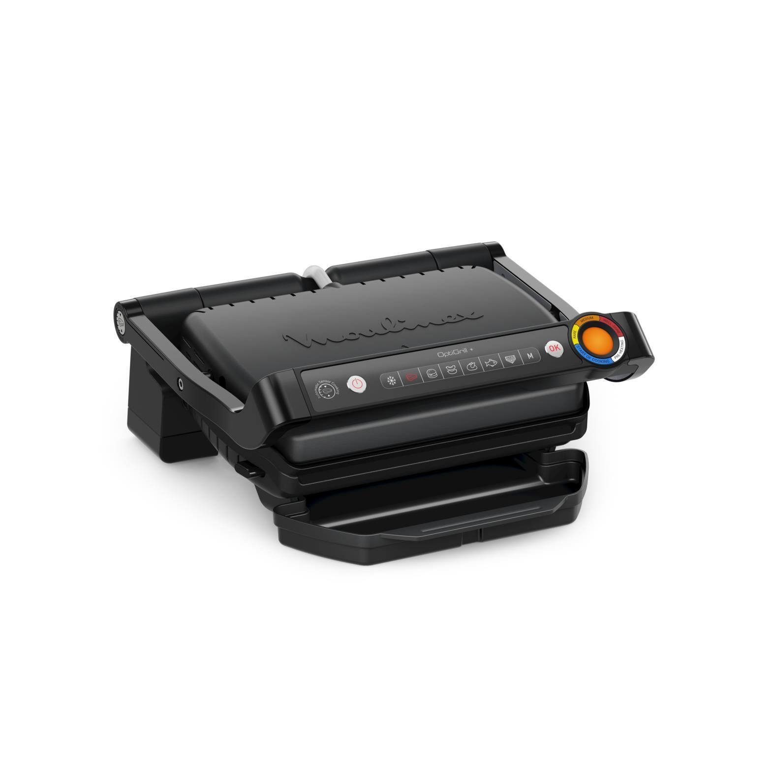 Moulinex GI717810 Optigrill Plus XL Black Bistecchiera 2000W