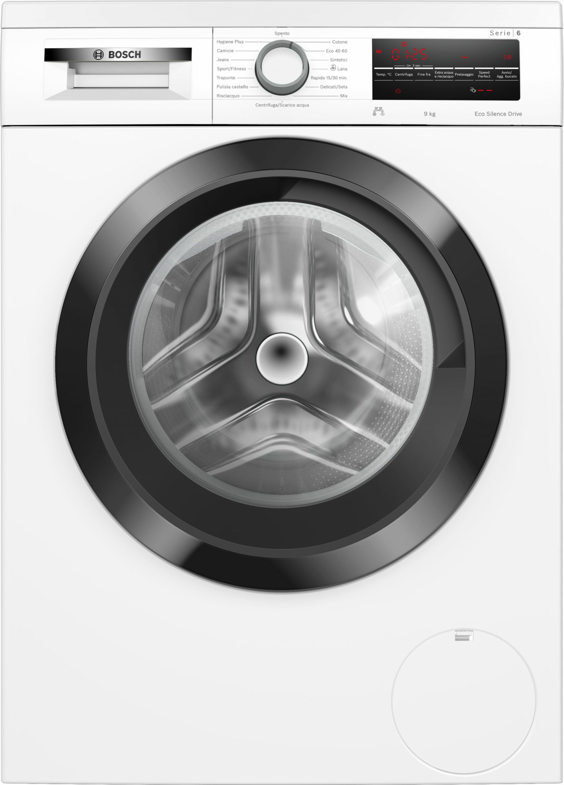 Bosch WUU28T29II Lavatrice Carica Frontale 9KG 1400 Giri Wi-Fi Doppio Attacco