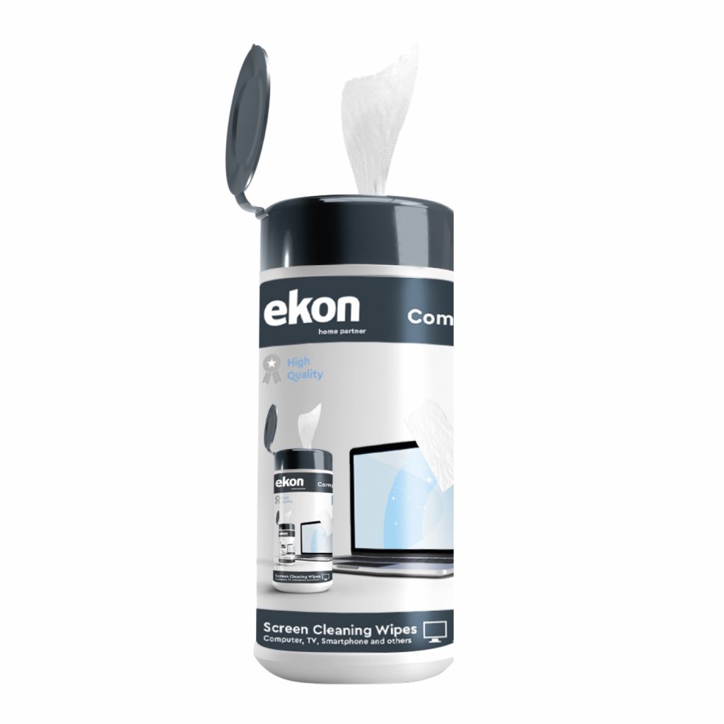 Ekon ECCLEAN100WIPES Salviettine Igienizzanti per Display E Monitor