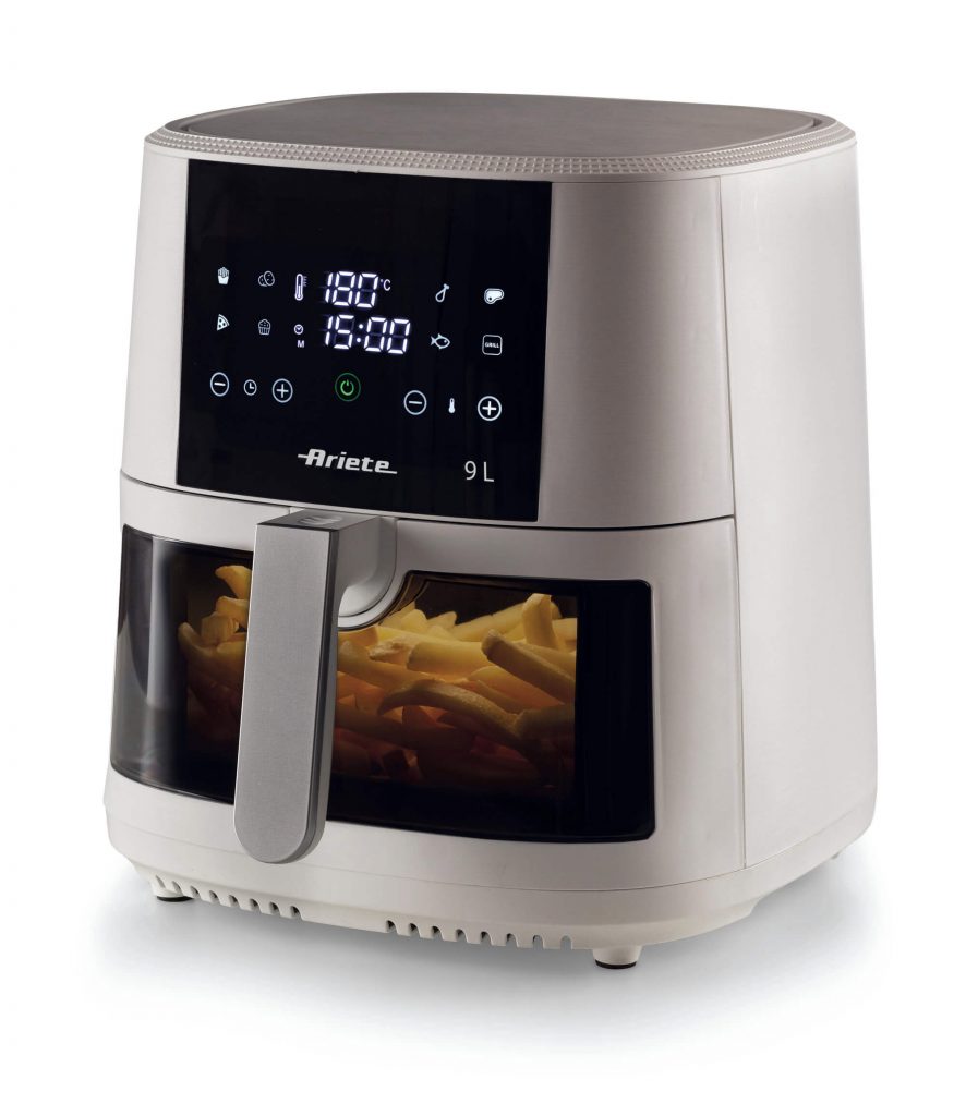 Ariete 4630-03 Bianca Friggitrice ad Aria 1500W Capacita 9 Litri