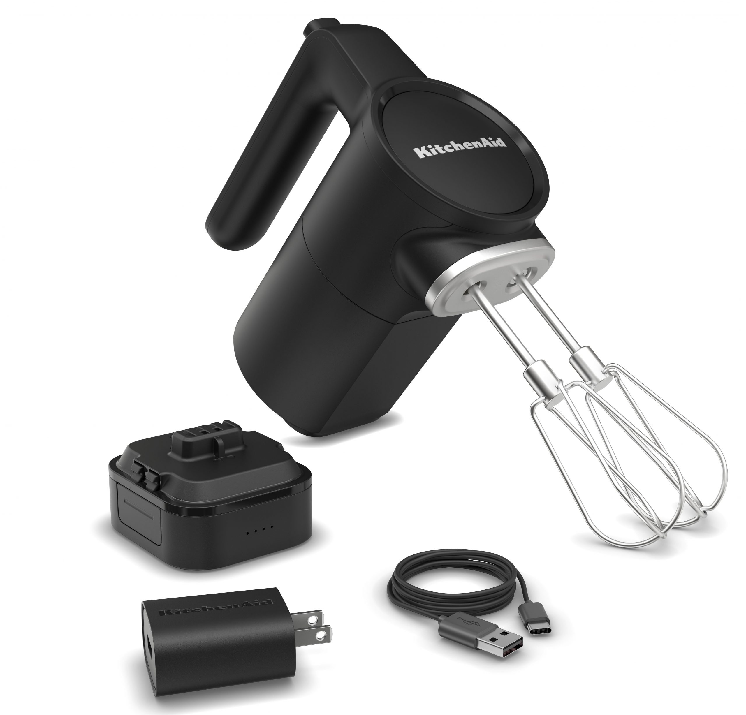 KitchenAid 5KHMR762BM Sbattitore Cordless 12V con Batteria Nero