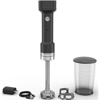 KitchenAid Go Frullatore A Immersione Nero Cordless 12V 700ML con Batteria
