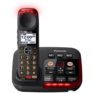 Panasonic KXTGM420EXB Cordless con LED Vivavoce e Segreteria Telefonica
