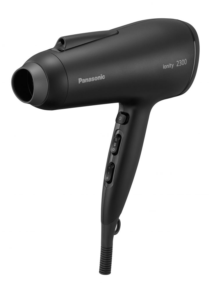 Panasonic EHNE87K825 Asciugacapelli 2300W con Accessorio Nero