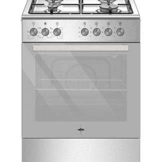 La Germania SE664EX24 Cucina 60CM 4 Fuochi a Gas e Forno Elettrico Multifunzione
