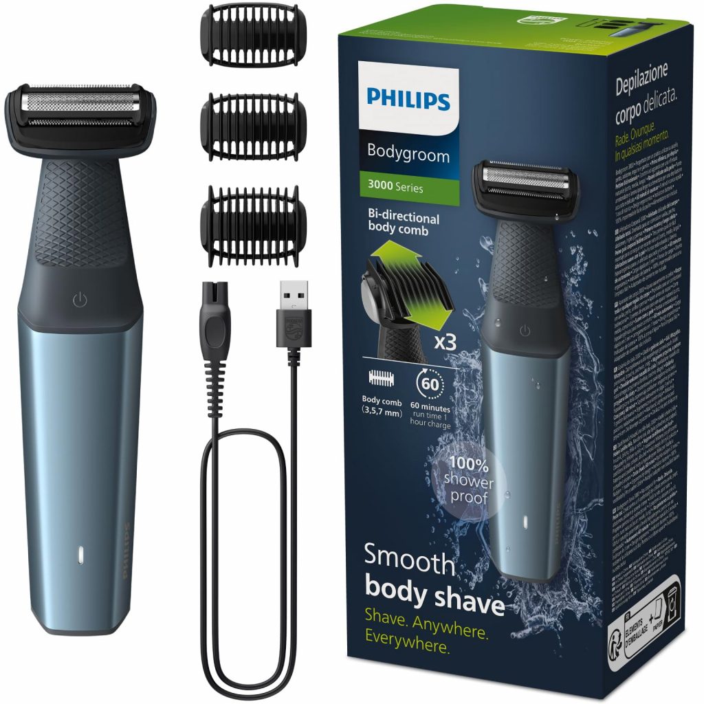 Philips BG3027 Depilatore Corpo Ricaricabile Wet Dry