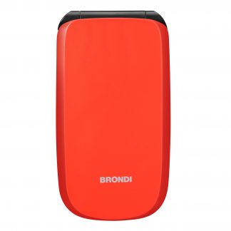 Brondi Raptor Orange Cellulare Flip Dual Sim Display 2.8 Pollici a Colori