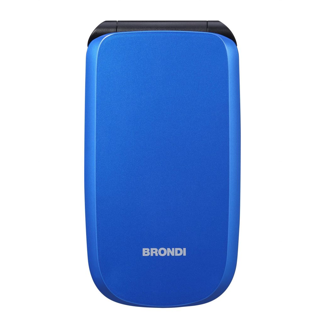 Brondi Raptor Blu Cellulare Flip Dual Sim Display 2.8 Pollici a Colori