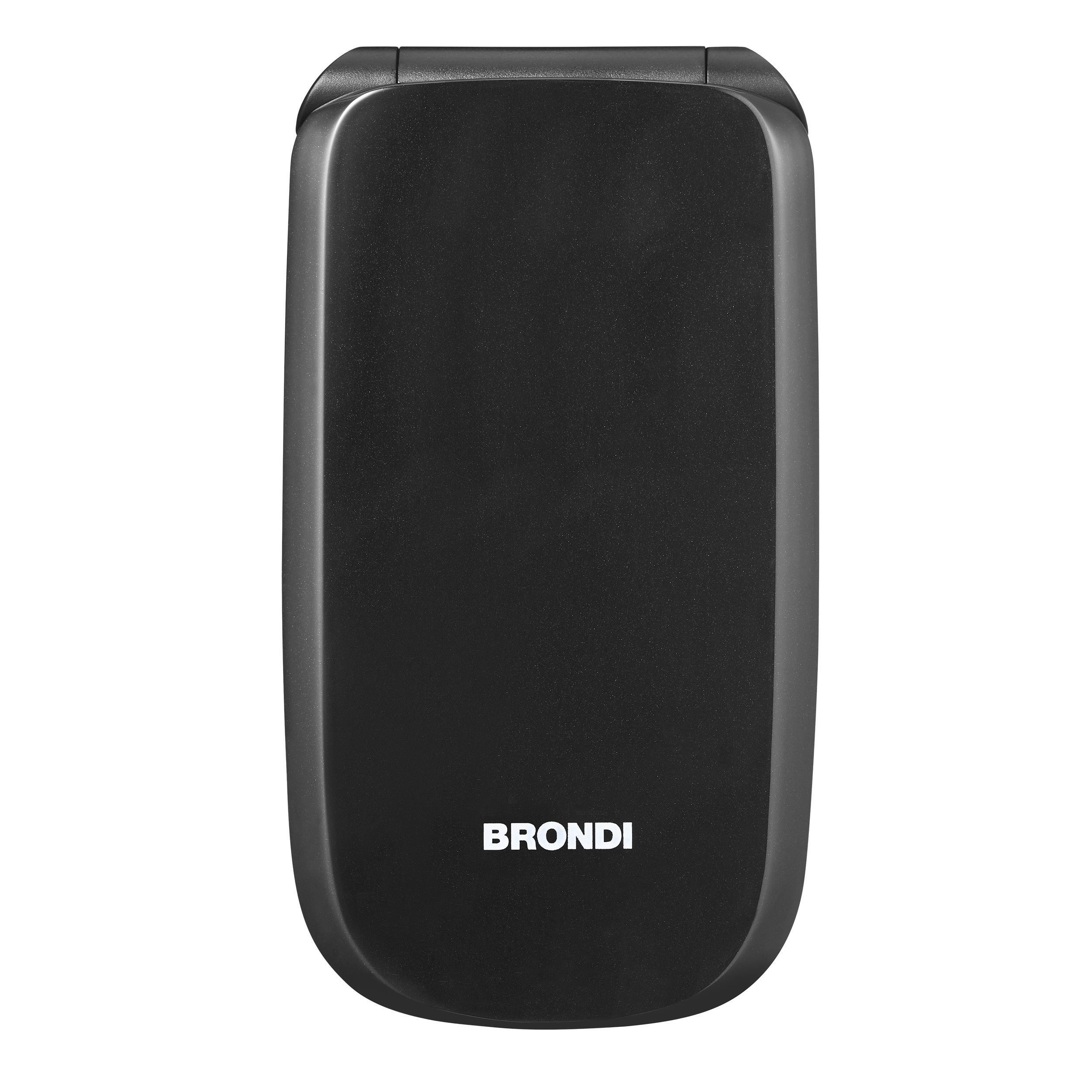Brondi Raptor Nero Cellulare Flip Dual Sim Display 2.8 Pollici a Colori