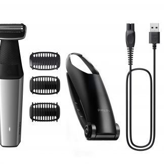 Philips Bodygroom Series 5000 Depilatore Corpo Ricaricabile con Accessori