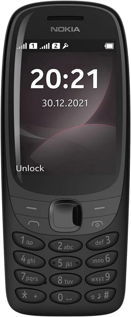 Nokia 6310 2024 Black Telefono Cellulare con Tasti Dual Sim