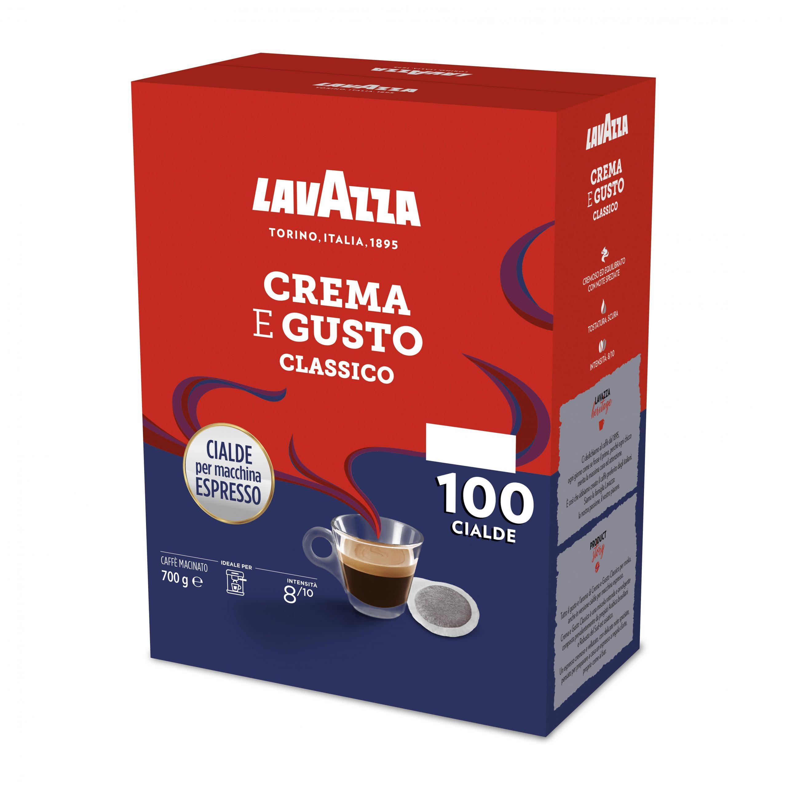 Lavazza Confezione 100 Cialde Caffe ESE Crema e Gusto
