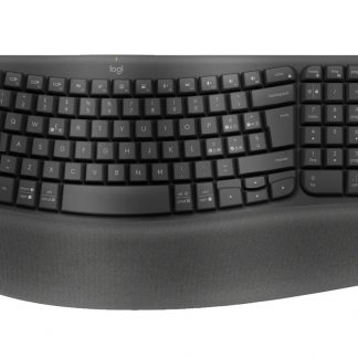Logitech Wave Keys Grafite Tastiera Wireless Wave Keys Ergonomica