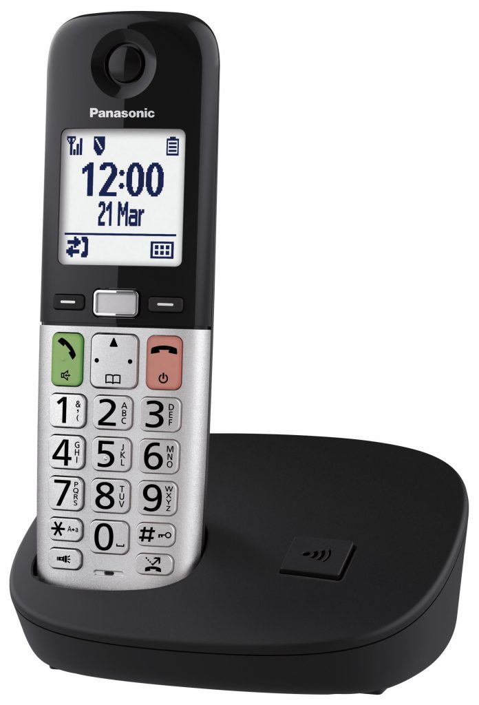 Panasonic KXTGU410EXB Nero Telefono Cordless Senza Segreteria